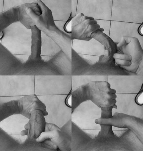 Flexión de un pene