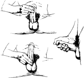 masturbación y masaje para agrandar el pene