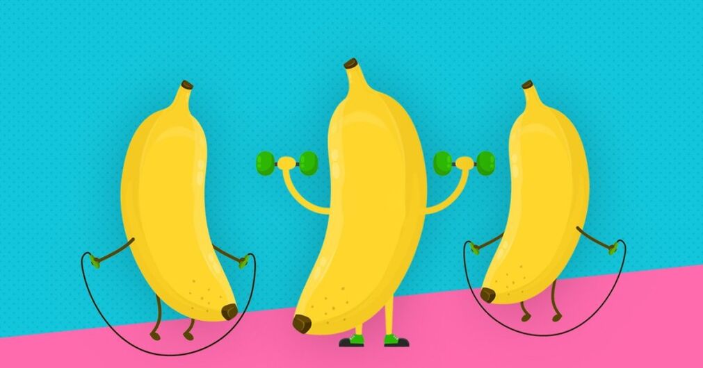 Los plátanos imitan el aumento del ancho del pene con ejercicio. 